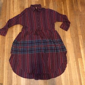 Free People Plaid Dress